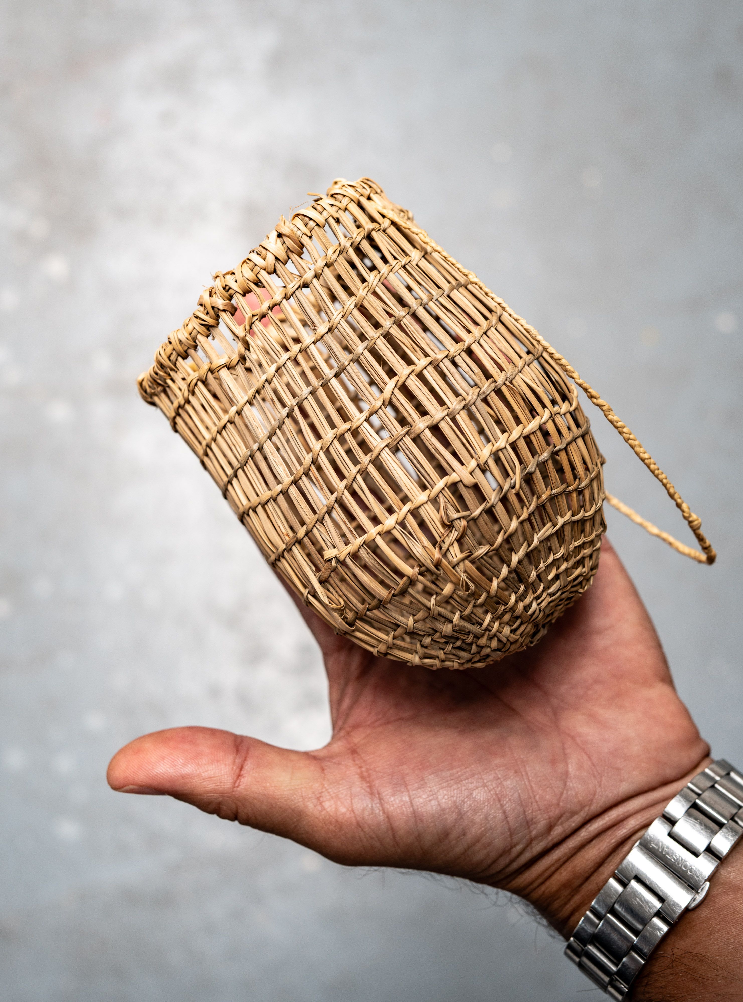Woven basket detail