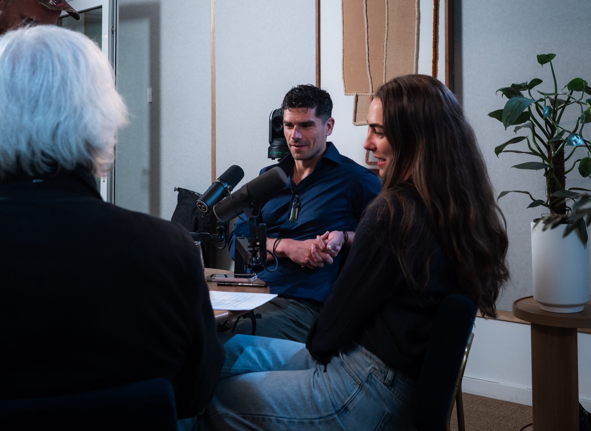 Luke Kemp, Sarah Wilson and AC Grayling in conversation